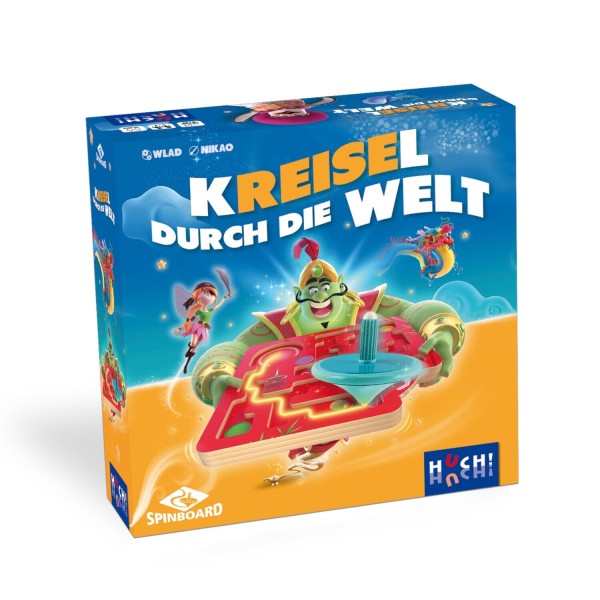 Kinderspiel "Kreisel durch die Welt" von HUCH!