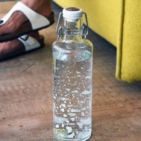 Trinkflasche aus Glas "Icebreaker" - 1 l von Soulbottles
