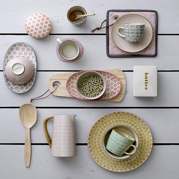 Bloomingville Tassen "Cécile" im 3er-Set (Bunt)