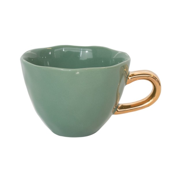 Tasse "Good Morning" - 350 ml (Grün/Gold) von Urban Nature Culture