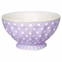 Getupfte French Bowl von GreenGate - in Lavendel