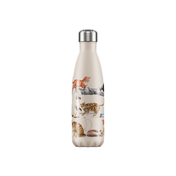 CHILLY´S Bottle Isolierflasche "Emma Bridgewater" mit Katzen-Motiv - 500 ml
