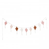 Girlande "Flaggen" (Mix Blush) von SAGA Copenhagen
