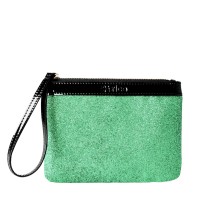 rice Clutch "Glitter" (Grün)