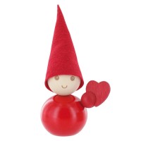 Elf-Figur "Love" - 9 cm (Rot) von aarikka