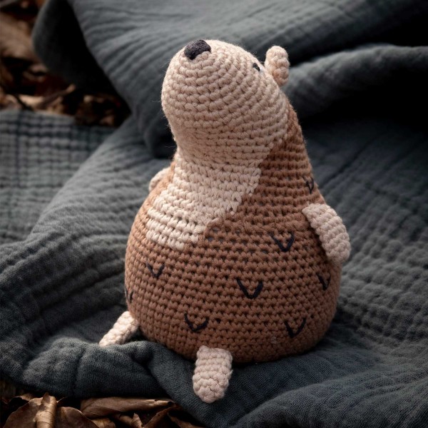 Stehaufmännchen gehäkelt "Twinkle der Igel" von sebra