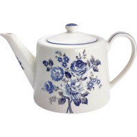 GreenGate Teekanne "Harmony" - 1 l (Weiß)