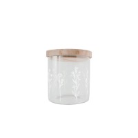 Vorratsglas "Blumenwiese" - 13 cm (Natur/Transparent) von Eulenschnitt