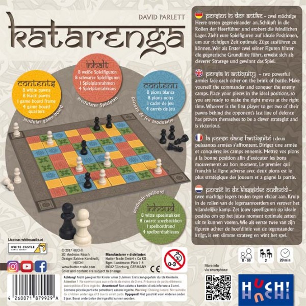 Familienspiel "Katarenga" von HUCH!