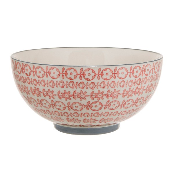 Keramikschale von Hand bemalt - Bloomingville "Cecile"