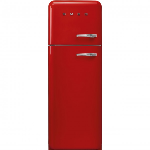 smeg Kühl-/Gefrierkombi "50's Retro Style" FAB30 (Rot) Tür links