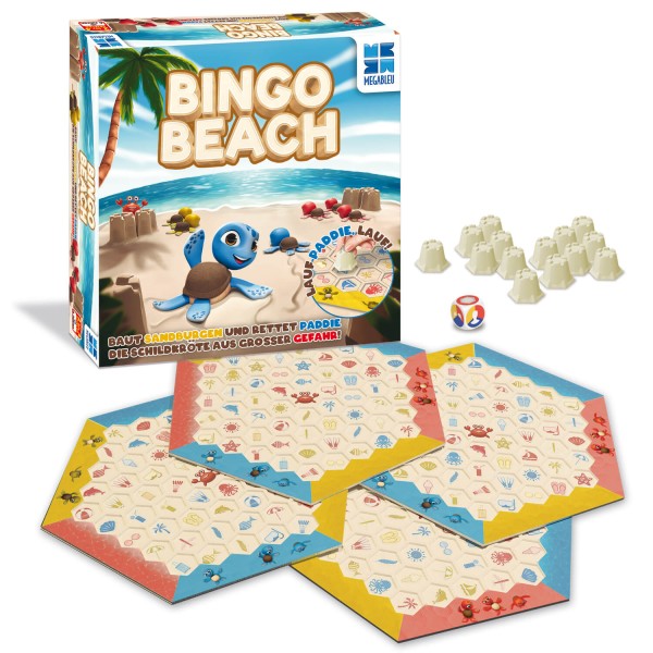 Familienspiel Bingo Beach von Megableu