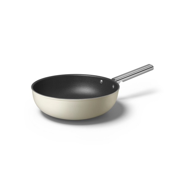 smeg Wok "50's Retro Style" - ø 30 cm (Creme)