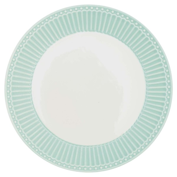 GreenGate Frühstücksteller "Alice" (Cool Mint)