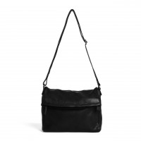 Sticks and Stones Tasche "Madison" (Black) - Pflanzlich gegerbtes Rindsleder