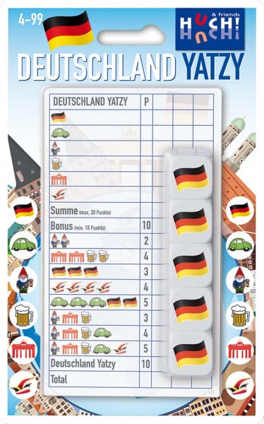 Gesellschaftsspiel Deutschland Yatzy von HUCH!