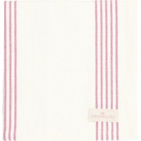 GreenGate Baumwollserviette "Gladys" - 40x40 cm (Pale Pink)