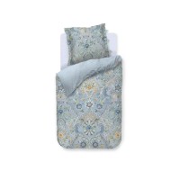 Pip Studio Bettwäsche-Set "Saluti Grandi" - 155x220 & 80x80 cm (Light Blue)