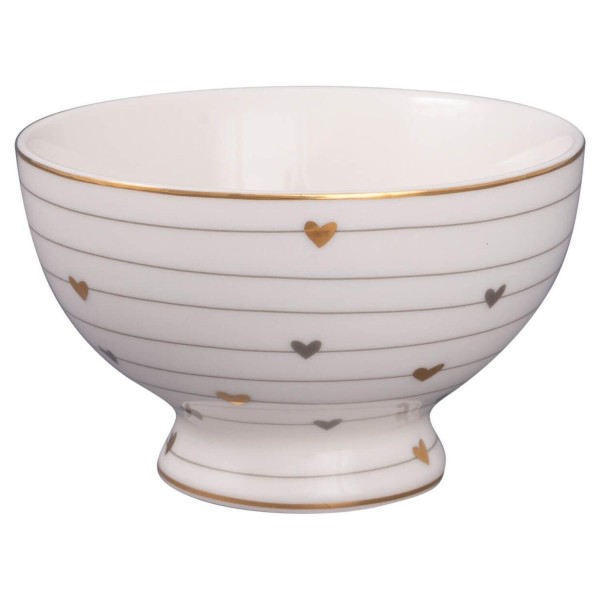 GreenGate Snackschale "Grace" - 10x6,5 cm (Grau)