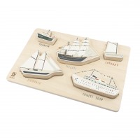 Puzzle aus Holz "Seven Seas" von Sebra