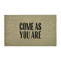 Fussmatte "Come as you are" - 75x45x1,5 cm (Grau) von Gift Company