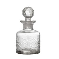 Bloomingville Flasche mit Deckel "Halla" (Transparent)