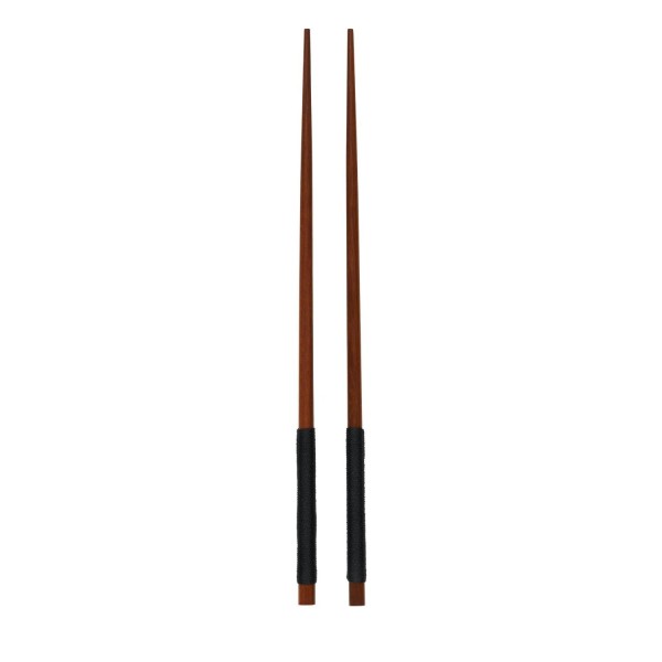 Stäbchen mit schwarzem Nylongriff im 2er-Set (Braun/Schwarz) von ASA