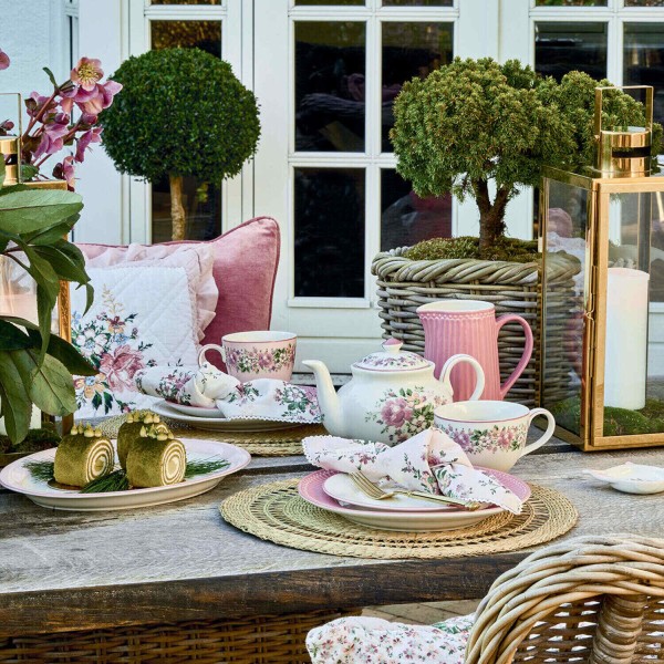 GreenGate Porzellanlöffel "Marie" (Dusty Rose)