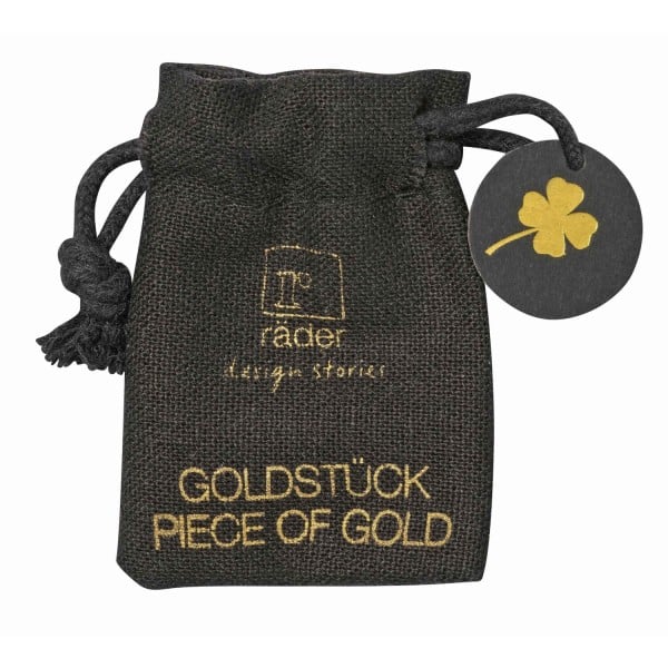 Goldstück "Glücksklee" von räder Design