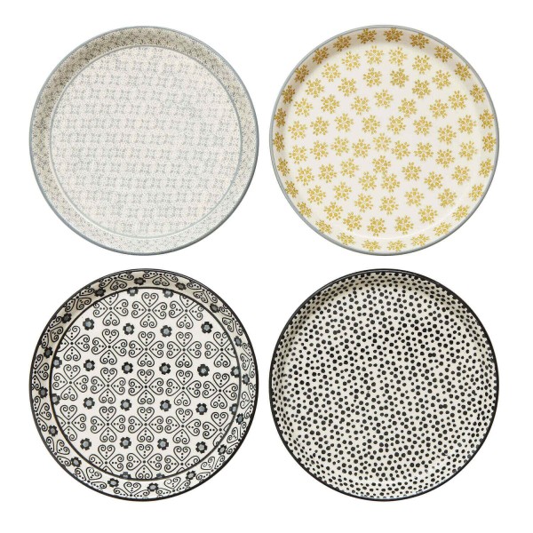 Teller "Gatherings" (Blumenmuster) von Creative Collection by Bloomingville
