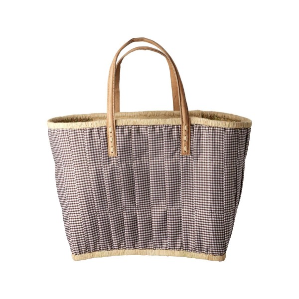 rice Korbtasche - 28x18x30 cm (Braun)