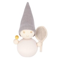 Frost Elf-Figur "Tennis" - 11 cm (Beige) von aarikka