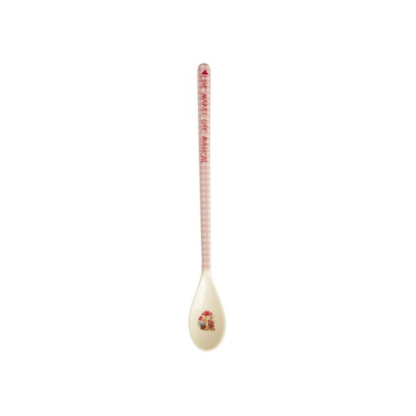 rice Melamin Latte-Löffel "Love Therapy Cherry" - 22 cm (Bunt)