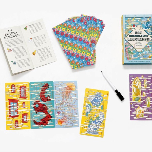 Gesellschaftsspiel "Das unendliche Labyrinth" von Laurence King Gesellschaftsspiel "Das unendliche Labyrinth" von Laurence King