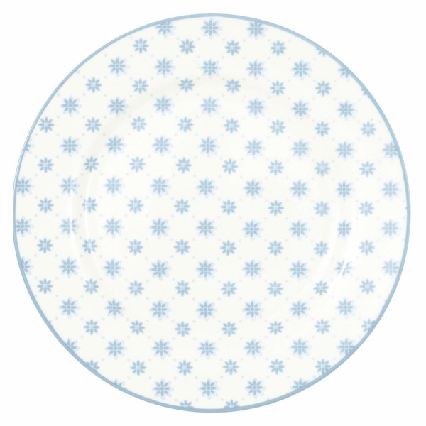 GreenGate Frühstücksteller "Laurie" - ø 20,5 cm (Pale Blue)