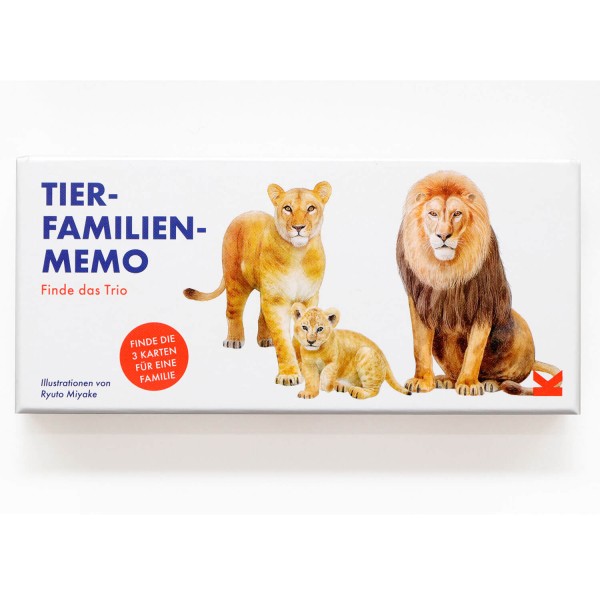 Kinderspiel Tierfamilien-Memo von Laurence King