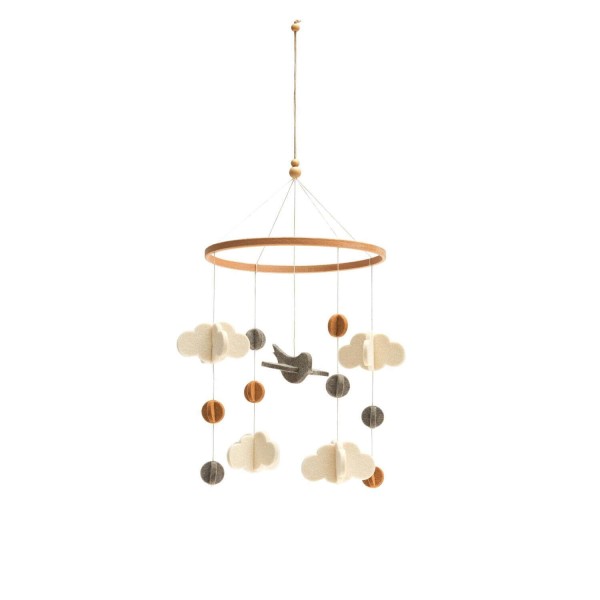 Mobile "Wolke" (Beige) von HEY-SIGN