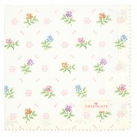 GreenGate Stoffserviette mit Spitze "Cilja" (White)