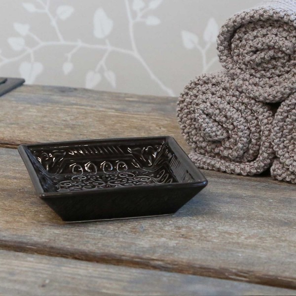 Seifenschale (Schwarz) von Chic Antique