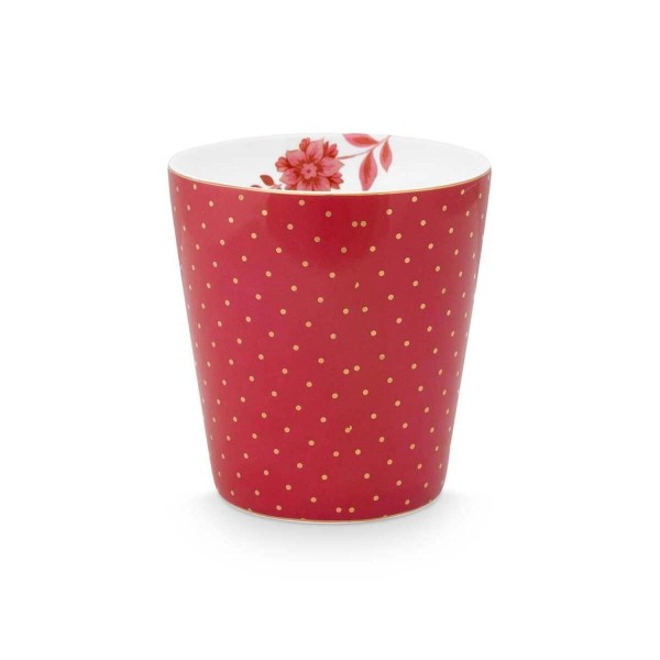 Pip Studio Tasse "Royal Dots" - 230 ml (Dark Pink)