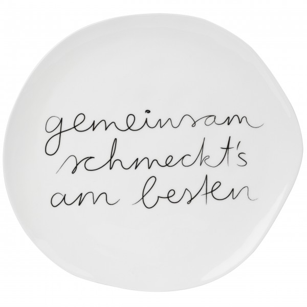 Teller Mix & Match "Gemeinsam schmeckt's am besten" - Ø 22,5cm von räder Design