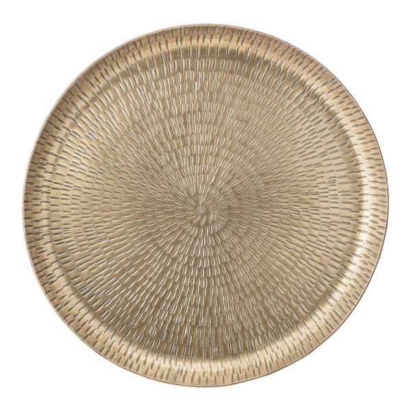 Bloomingville Tablett "Shakir" - ø32cm (Gold)