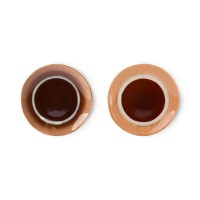Dessertteller "70s ceramics" im 2er-Set (Stream) von HKliving