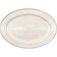 GreenGate Servierplatte oval "Dunes" - 34x24 cm (Weiß)