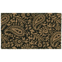 Ib Laursen Türmatte "Paisleymuster" - 75x45x1 cm (Natur)