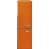 smeg Kühl-/Gefrierkombination "50's Retro Style" FAB32 mit Türanschlag links (Orange)