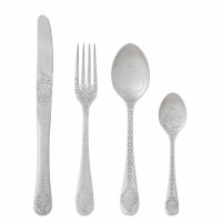 Bloomingville Besteck-Set "Viana" - 4 tlg. (Silber)