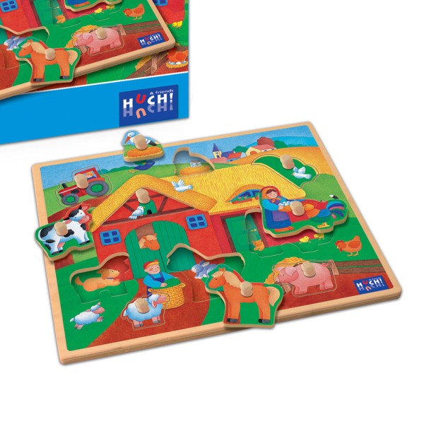 Tolles Knopfpuzzle für Kleinkinder