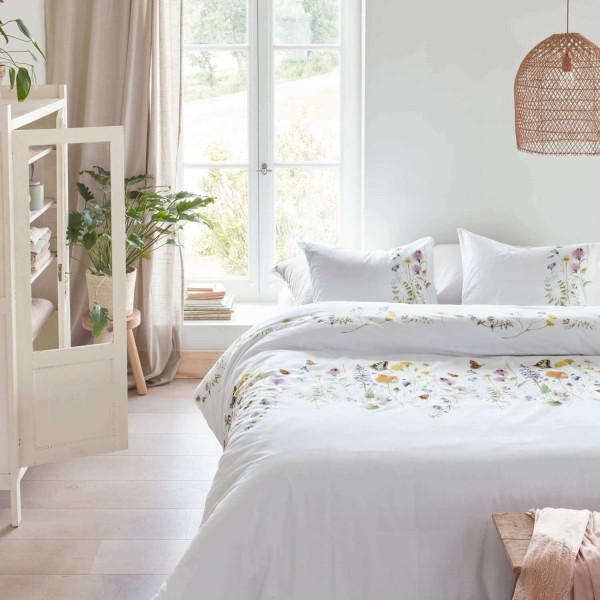 Bettwäsche-Set "Butterfly Paradise" - 135x200 cm & 80x80 cm (Bunt) von Beddinghouse