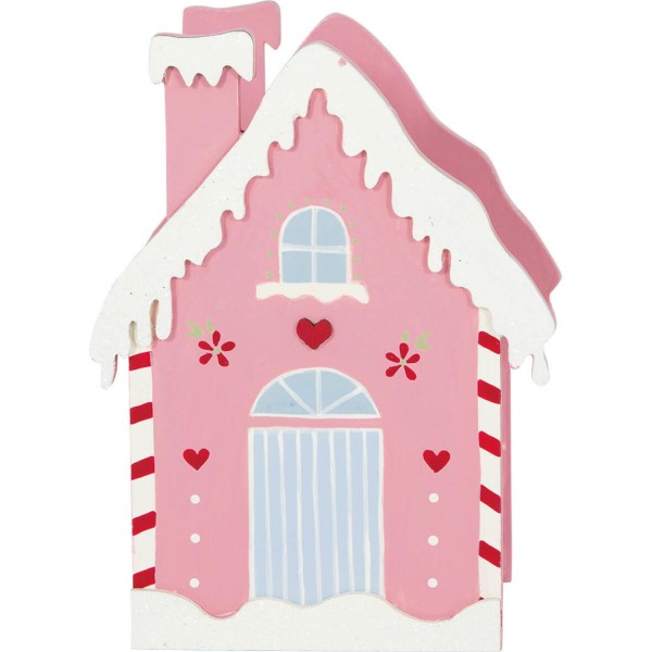 GreenGate Deko-Haus "Laura Home" - Medium (Pale Pink)